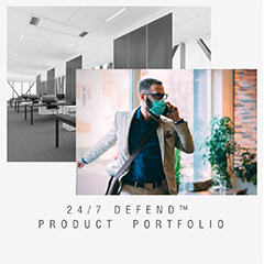 Armstrong Ceiling & Wall Solutions 24/7 Defend Portfolio