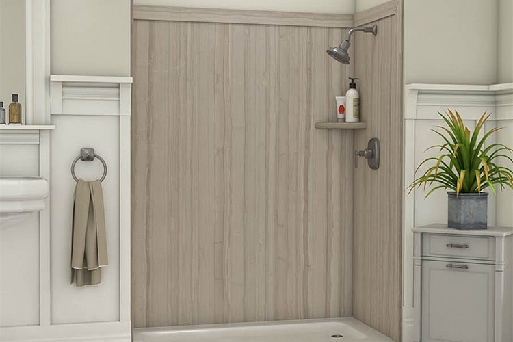 Wall paneling ideas for bathrooms using wood!