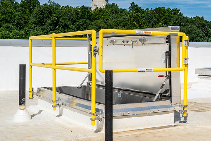 Bil-Guard® 2.0 Roof Hatch Safety Railing System