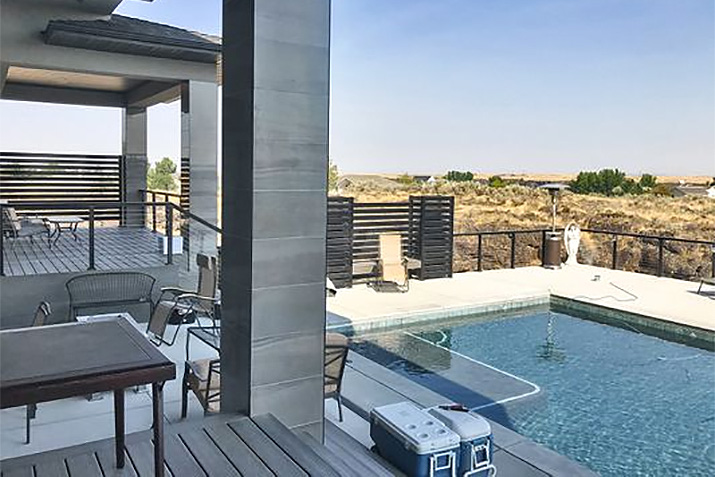 Black Aluminum Cable Railing