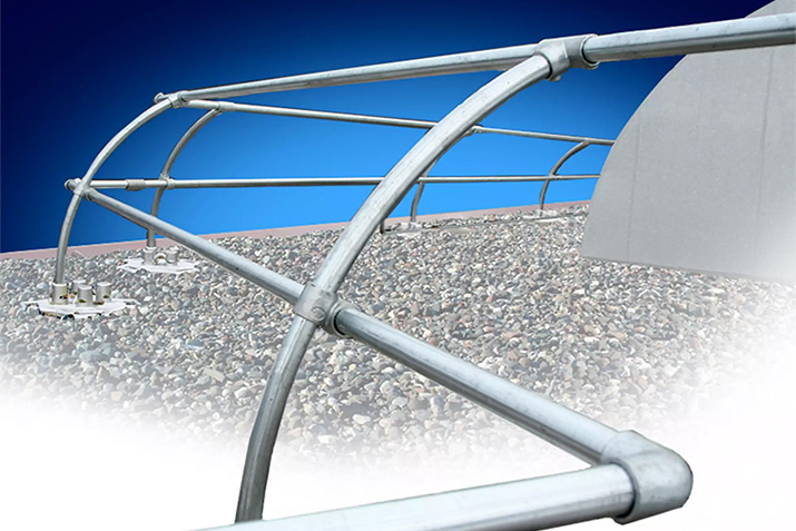 BlueWater Architectural Series Roof Guardrail System