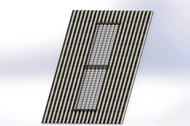 Flat Skylight Defender for Metal/Corrugated Roofs