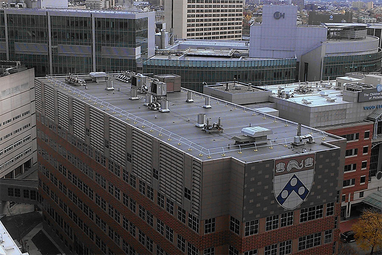 BlueWater Non-Penetrating Roof Guardrails Improve Rooftop Safety Without Damaging Roofing Systems BlueWater Non-Penetrating Roof Guardrails Improve Rooftop Safety Without Damaging Roofing Systems