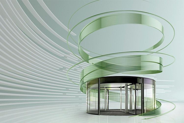 Boon Edam Launches the Orbit TriSens - a revolutionary revolving-sliding door