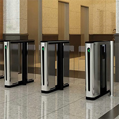 Boon Edam Speedlane Compact Optical Turnstile Platform