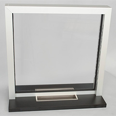 Bullet-resistant windows with voice-transmission options