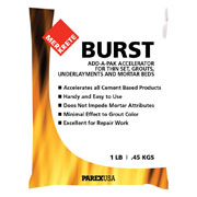 BURST Add-a-Pak Accelerator Additive for Portland Cement Mortars