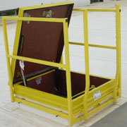 Caged Roof Hatch Safety Grab Bars from LadderPort