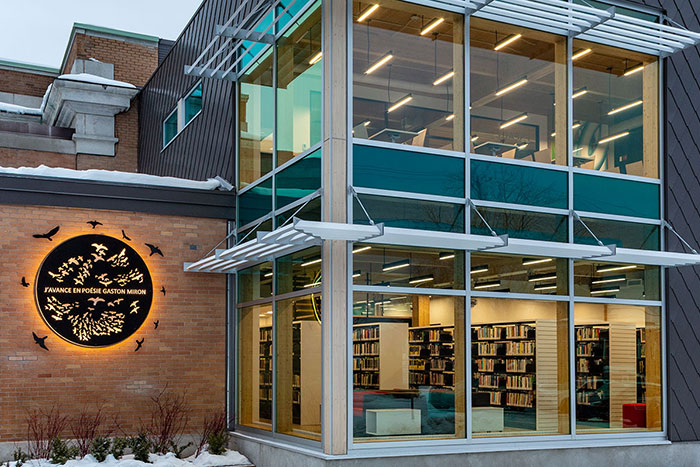 Case Study: Gaston Miron Library, Canada