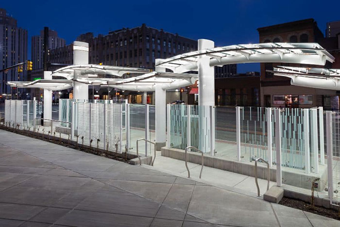 Case Study:  SKYSHADE 2500 at 5th & Atwood Street Station
