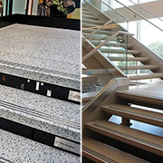 Cement Terrazzo Flat Treads from Wausau Tile