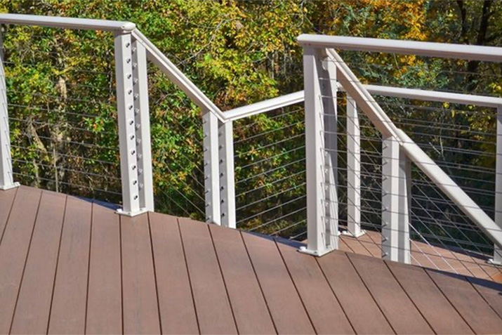 Clay Aluminum Cable Railing