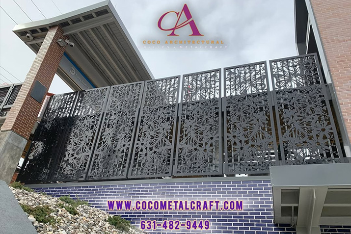 Coco Architectural Grilles & Metalcraft: Butterfly Design for Merillon Avenue LIRR Station Coco Architectural Grilles & Metalcraft: Butterfly Design for Merillon Avenue LIRR Station