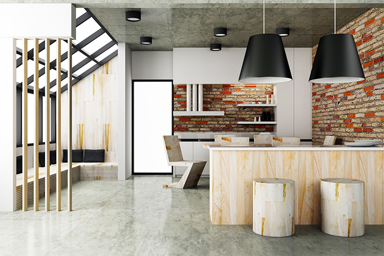 Color underfoot: new design possibilities with concrete