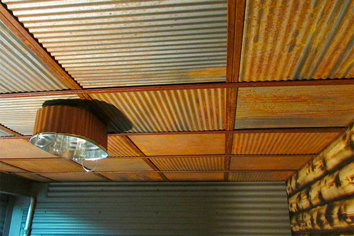 Corrugated Metal - Dakota Tin - Colorado Ceiling Tiles & Wall Panels
