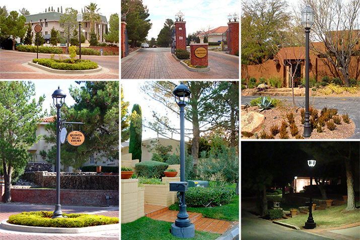 Custom manufactured light poles to meet specifications designated by you