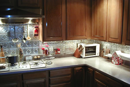 Tin Backsplash Tiles Sheets From Decorative Ceiling Tiles