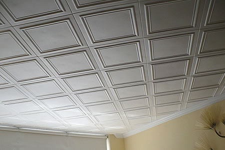 White Styrofoam Ceiling Tiles From