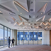 Decoustics Ceiling at Jeremy West Hollywood Hotel, Hollywood, CA, USA