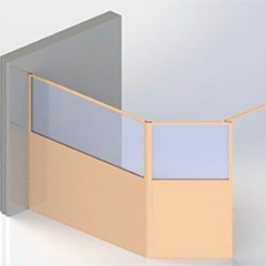 Designing and Manufacturing Modular Radiation Shielding Barriers and Walls