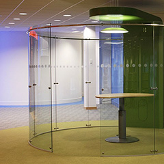 Different Glass Enclosure Options for Offices