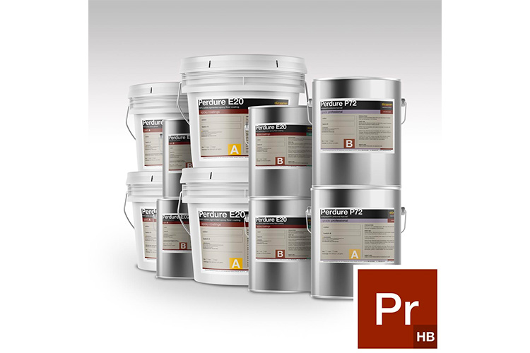 Perdure High-build Epoxy Coating Kit for concrete floors high-build formula