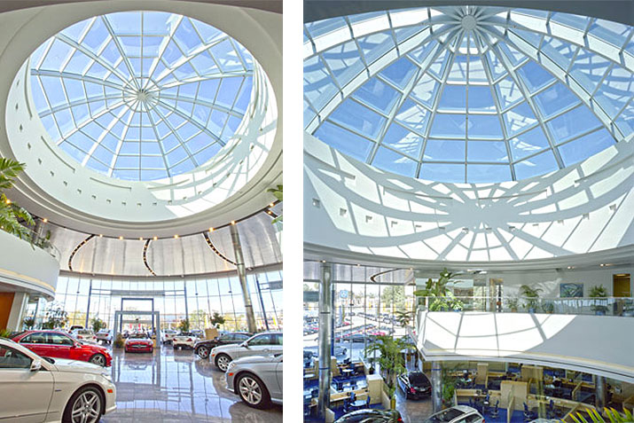 Durable skylight finishes by Linetec