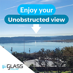 eGlass Railing structural glass railing systems offer a clean minimal look for any application