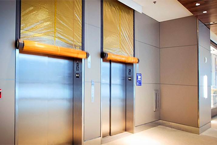 Elevator Smoke Containment - Smoke Curtain Elevator Smoke Containment - Smoke Curtain