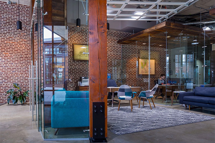 Elite Freestanding Glass Partition System from Avanti Systems