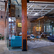 Elite Freestanding Glass Partition System from Avanti Systems
