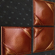 Faux Leather Interior Wall Panels from Decorative Ceiling Tiles
