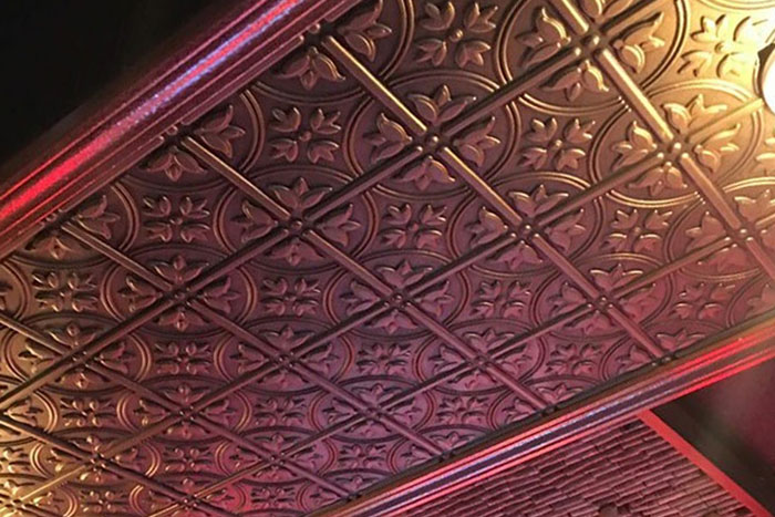 Faux Tin Ceiling Panels from Decorative Ceiling Tiles