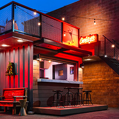 Feeney Project Showcase: Art Steedle’s Container Bar