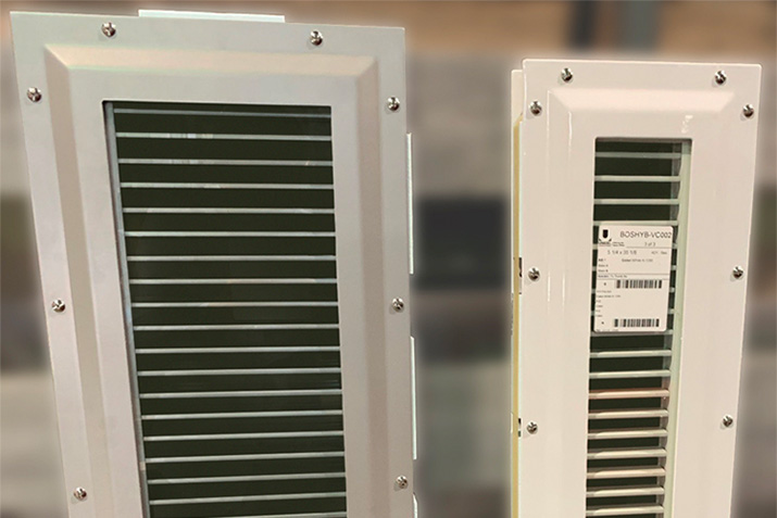 Fire-Rated Vision Control® Integrated Louvers