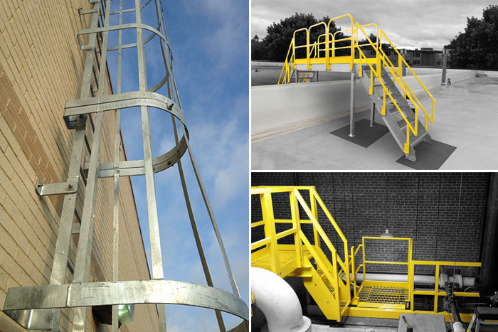 Fixed Ladders, Crossover Stairs and Stair Access from Safety Rail Company
