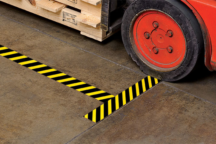 Floor Marking by Color