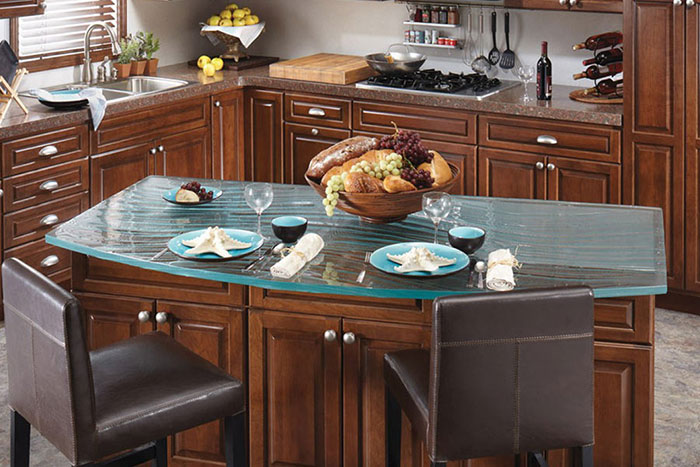 Glass Countertops for Kitchens, Bathroom Vanities and Bar Tops