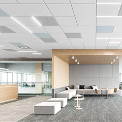 HEALTH ZONE Ceilings contribute to improved indoor environmental quality (IEQ) for every healthy space