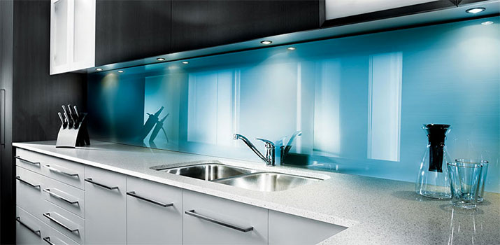 high gloss acrylic wall