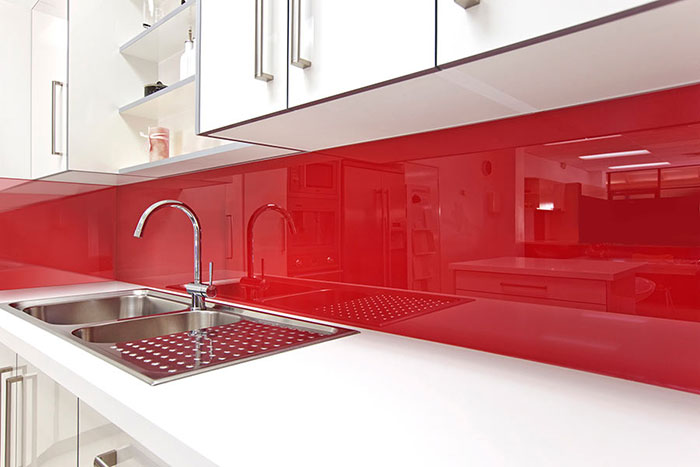 High Gloss Acrylic Wall Panels Create a Clean, Contemporary Look