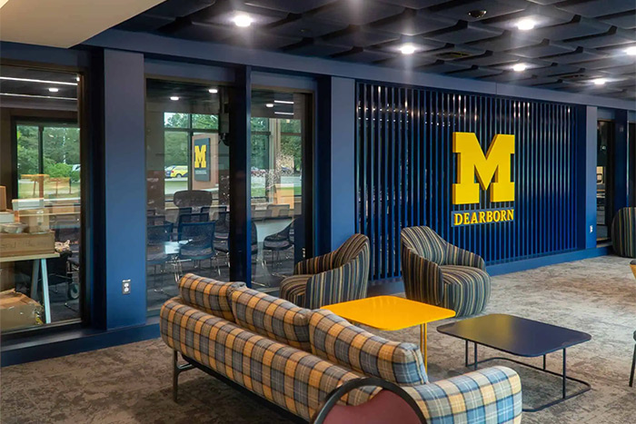 How SpecSlide Sliding Doors Helped UM–Dearborn Rethink Small Office Design for Hybrid Work