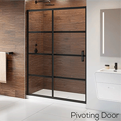 How to compare sliding vs pivot glass shower doors