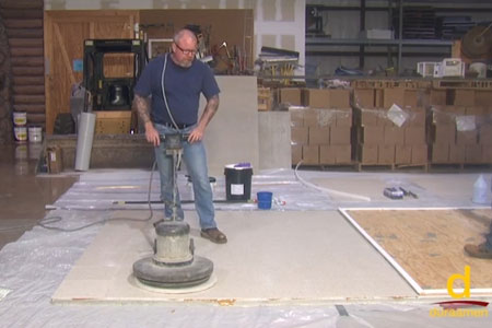 Aecinfo Com News How To Encapsulate Vinyl Tile With A Concrete