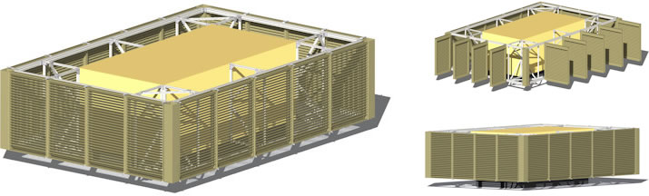 Hurricane Roof Equipment Screens