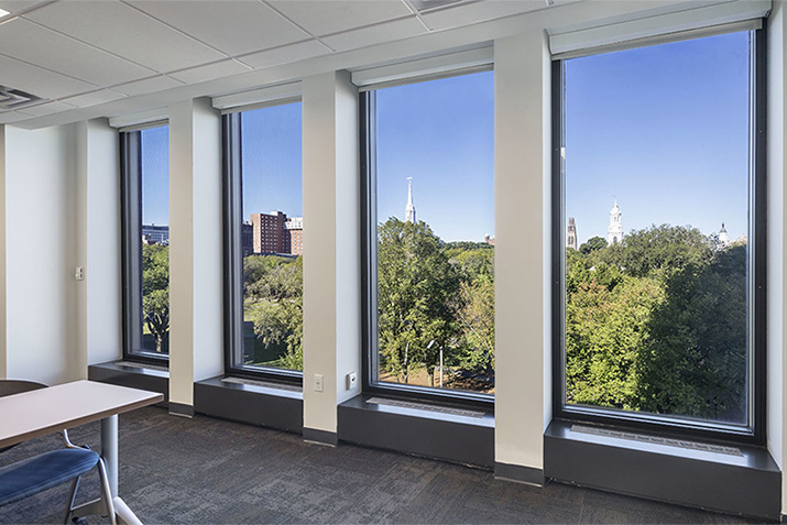 Interior applications for finished architectural aluminum
