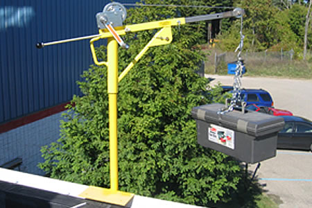 Cranky Portable Winch System/Mounting Posts from LadderPort on