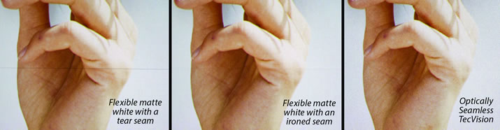 Larger Optically Seamless TecVision Surfaces