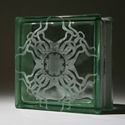 Laser Etched Glass Blocks from Innovate Building Solutions