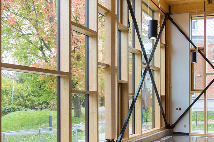 LEED Gold Certified Welcome Centre with Timber Curtain Walls